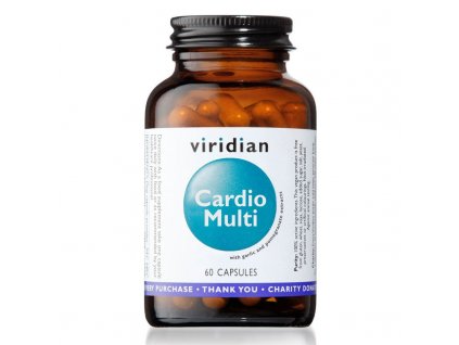 Cardio Multi 60 kapslí (Multivitamín pro kardiovaskulární systém) VIRIDIAN