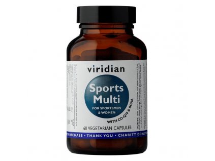 Sports Multi 60 kapslí (Vitamíny, minerály a rostlinné extrakty) VIRIDIAN