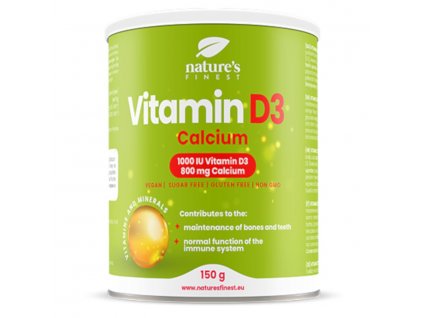 Vitamin D3 1000iu + Calcium 800mg 150g (Vitamín D3 + Vápník)