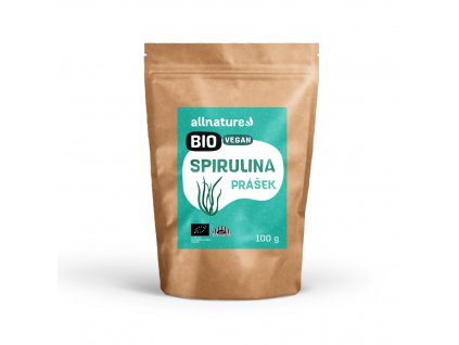 allnature spirulina prasek bio 100 g