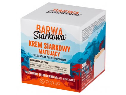 barwa siarkowa krem siarkowy matujacy 50 ml