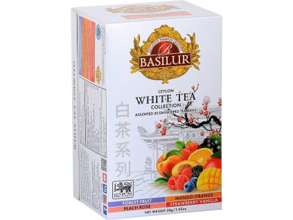 White Tea Assorted, bílý čaj porc. 20x1,5g BASILUR