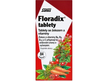 doplnek stravy tablety se zelezem a vitaminy floradix salus 170 340