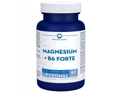 MAGNESIUM + B6 FORTE LIPOZOMAL tob.60 PHARMA ACTIV