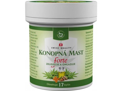 Konopná mast forte 125ml SwisMedicus