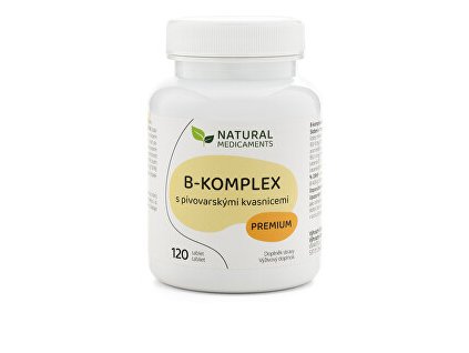 natural medicaments b komplex s pivovarskymi kvasnicemi premium 120 tbl 14151372125845