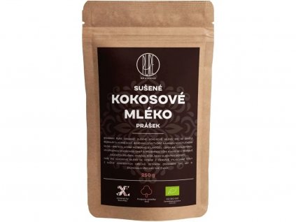 SUŠENÉ KOKOSOVÉ MLÉKO BIO - PRÁŠEK, DRIED COCONUT MILK POWDER 250 g BRAINMAX