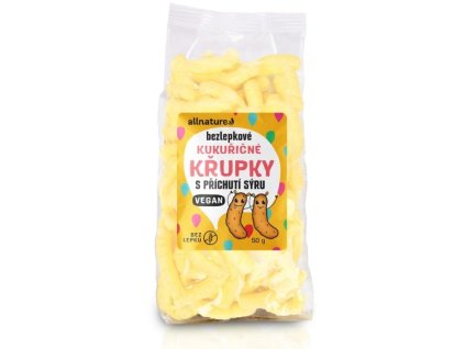 33376 allnature bezlepkove kukuricne krupky s prichuti syru 50g1