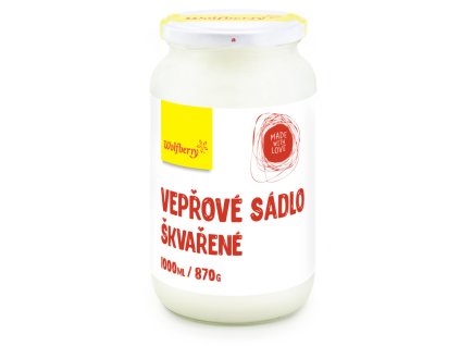 sadlo skvarene veprove 1000 ml 870 g wolfberry