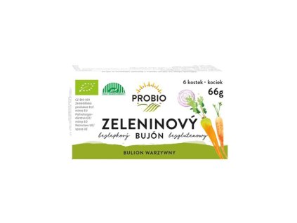 bujon zeleninovy bio kostky 66g probio