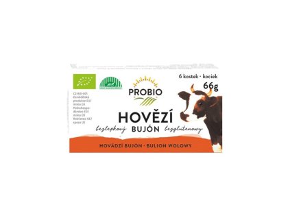bujon hovezi bio kostky 66g probio