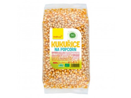 kukurice na popcorn bio 1000 g wolfberry