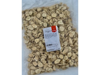 BANÁNY LYOFILIZOVANÉ PLÁTKY - mrazem sušené - GASTRO balení 1000 g - 1 kg GRIZLY