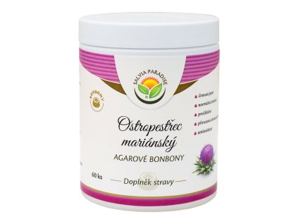 Ostropestrec agar bonbony custom