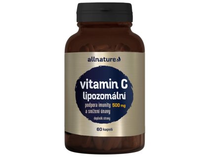 allnature lipozomalni vitamin c 500 mg 60 cps