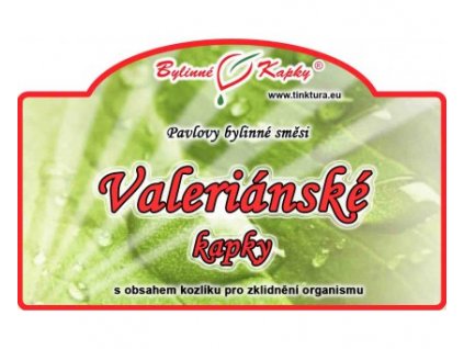 valerianske kapky tinktura 50 ml