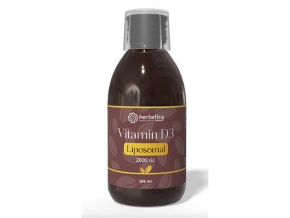 LIPOZOMÁLNÍ VITAMÍN D3 2000 IU (Liposomal) 200ml HERBATICA