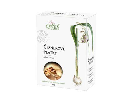 ČESNEK PLÁTKY - česnekové plátky - koření 30g GŘEŠÍK