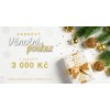 VÁNOČNÍ DÁRKOVÝ POUKAZ v hodnotě 3 000 Kč
