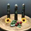 Labradoritový obelisk 10 cm G047
