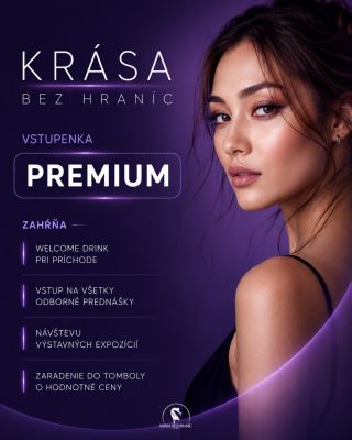 So vstupenkou Premium získate všetko, čo potrebujete na plnohodnotný zážitok z kongresu Krása bez hraníc: Welcome drink...