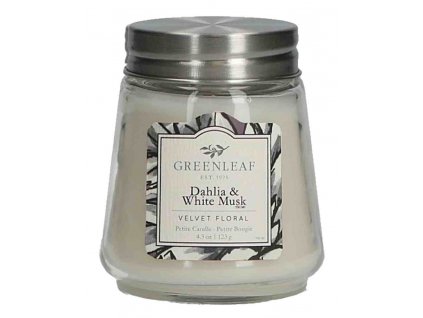 PetiteCandle dahlia white musk