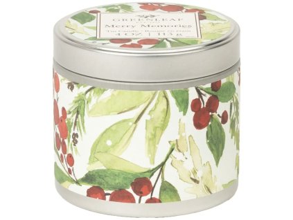 GREENLEAF vonná svíčka v plechové dóze MERRY MEMORIES 113g