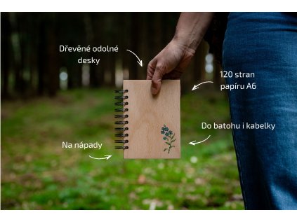 Kroužkový bloček Pomněnka A6