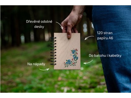 Kroužkový bloček Kvítí A6