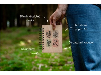 Kroužkový bloček Botanika A6