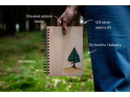 Kroužkový blok Smrk A5