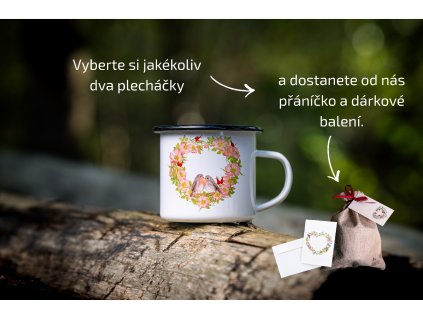 Plecháček Šípkové srdíčko