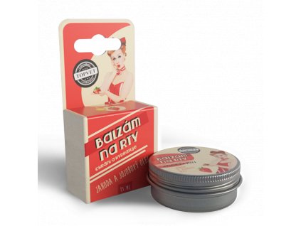 Balzam na pery jahoda a jojobový olej 15ml