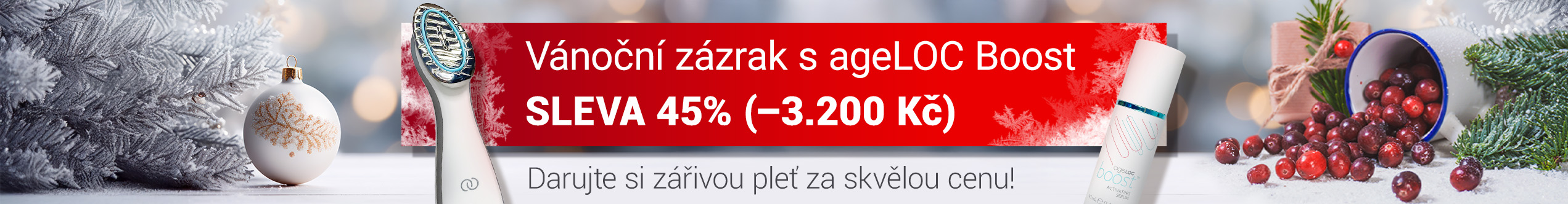 Vánoční ageLOC Boost -45%