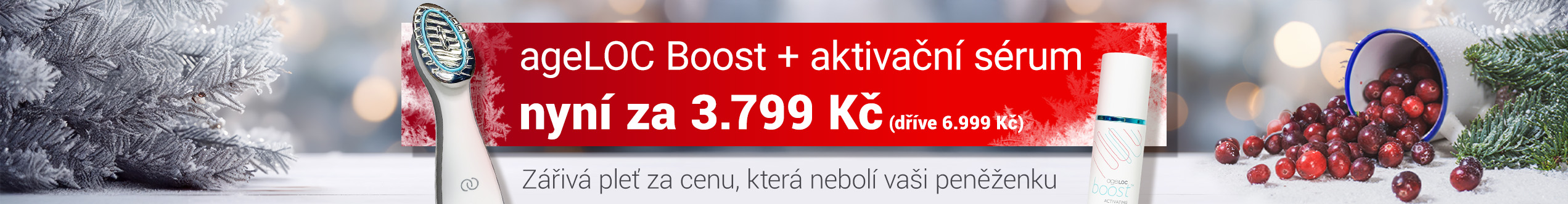 ageLOC Boost + aktivační sérum za mimořádnou cenu