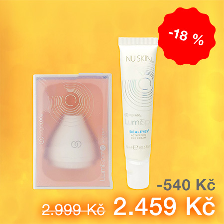 Nástavec pro LumiSpa iO Rose Gold a krém pro péči o oční okolí