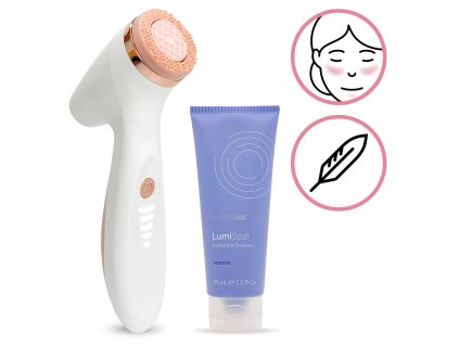 Čisticí přístroj Nu Skin LumiSpa iO Rose Gold Cleansing Kit pro citlivou pleť