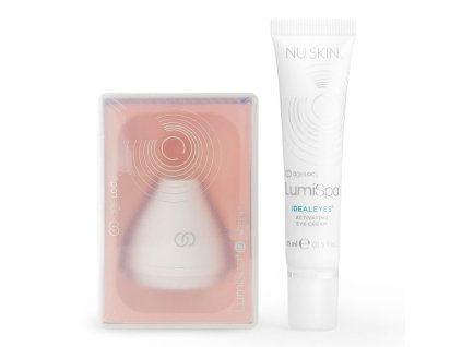 Nu Skin ageLOC LumiSpa iO Rose Gold a oční krém Ideal Eyes