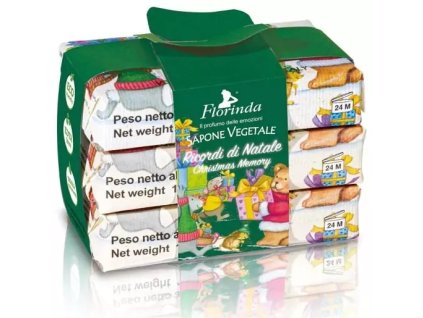 Florinda Vianočné mydlá Ricordi di Natale , 3 x 50g