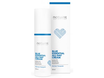 blue essential all day cream