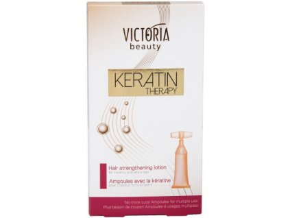 Victoria Beauty KERATIN Therapy  Ampule pre posilnenie vlasov