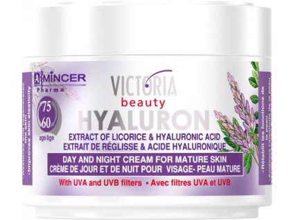 Victoria Beauty Hyaluron Denný a nočný krém pre zrelú pokožku 60+, 50 ml