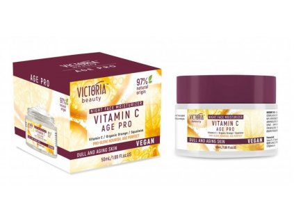 19702 victoria beauty vegan vitamin c age pro nocni hydratacni krem s vitaminem c 50 ml ok