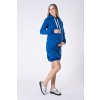 Pohodlné mikinové šaty - modré