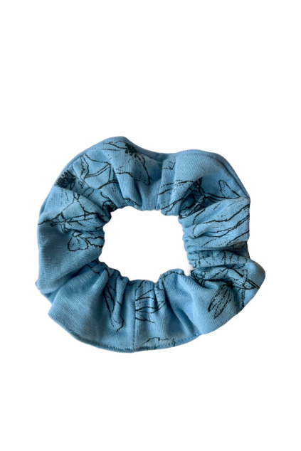 Matching Hair Detail FLOWERS blue