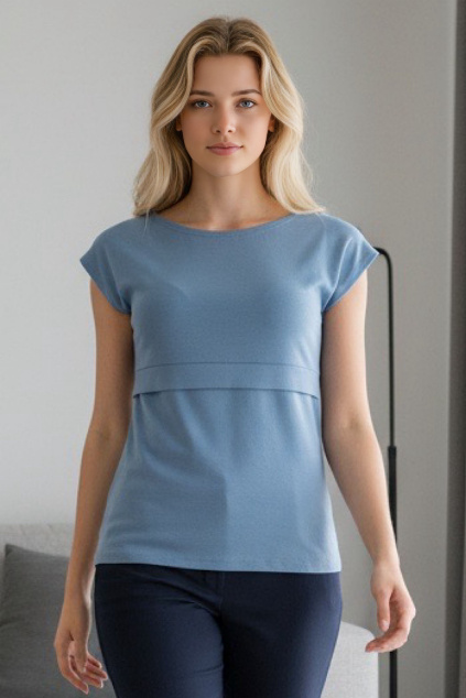 Adaptivní tričko Sofia blue cloud