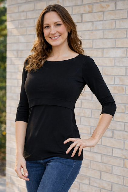 Adaptivní tričko Cindy black