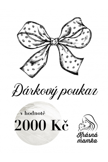973 tisteny darkovy poukaz v hodnote 2000 kc