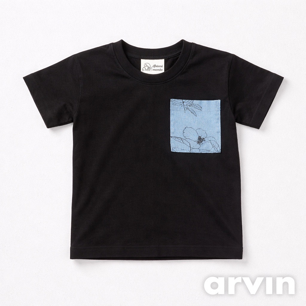Krásná mamka Chlapecké tričko s kapsičkou blue – Mini-Me Capsule