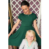 Kojicí šaty Amalie MODAL deep green (Velikost S)